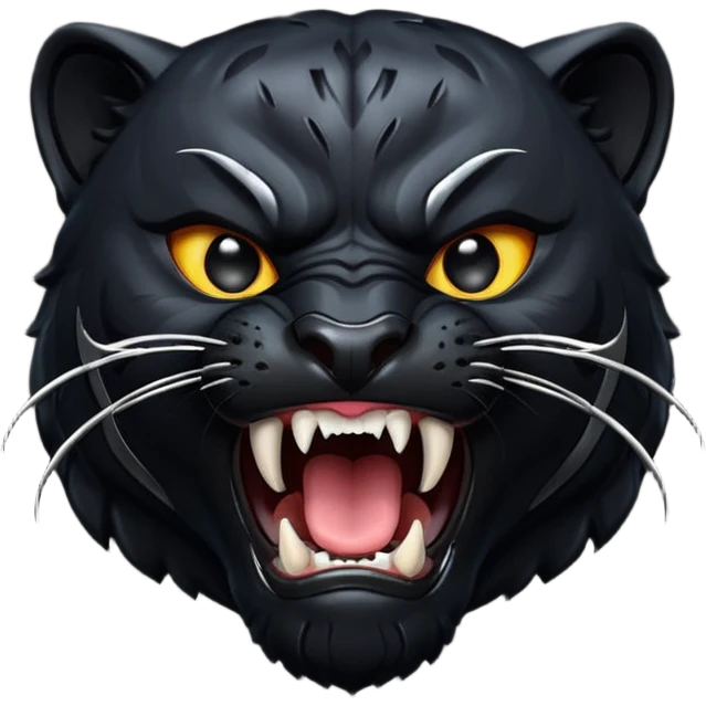 Black panther roar emoji emoji