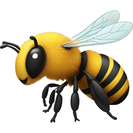 Bee, must have the following text "Fun must be always" emoji