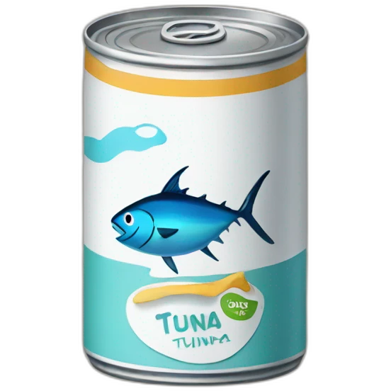 Cans of tuna in the fridge emoji
