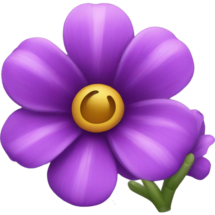 real purple flowers emoji