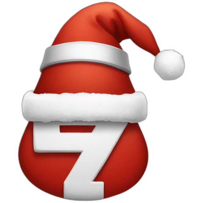 festive-santa-hat-letter-z emoji