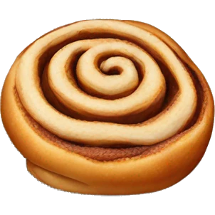 cinnamon bun  emoji