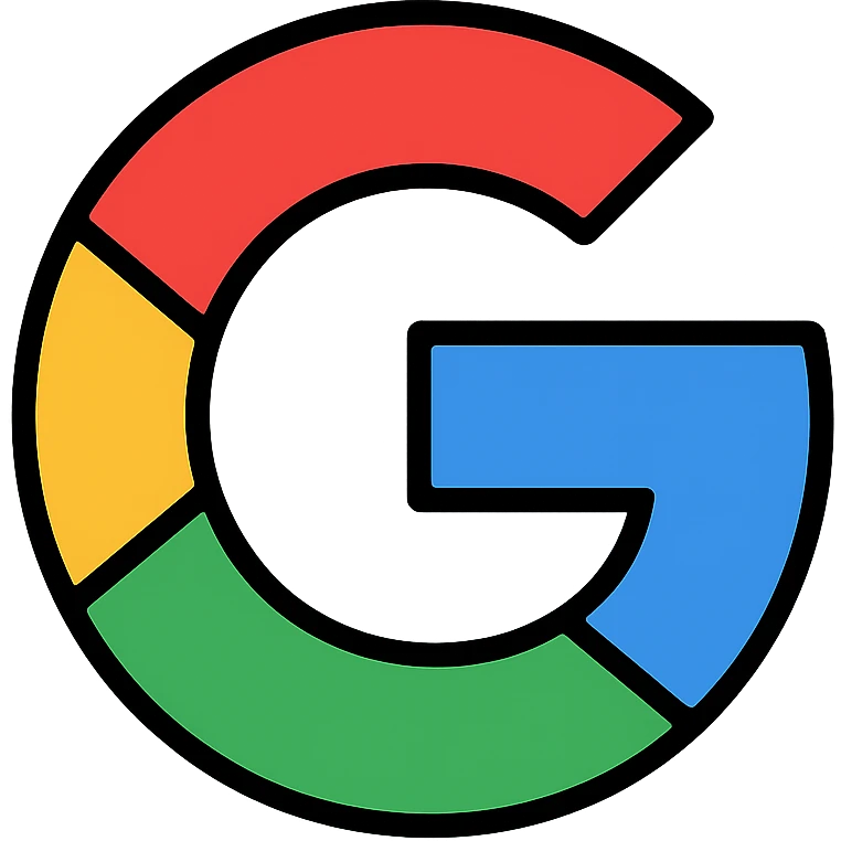 colored icon of the Google 'G' logo emoji
