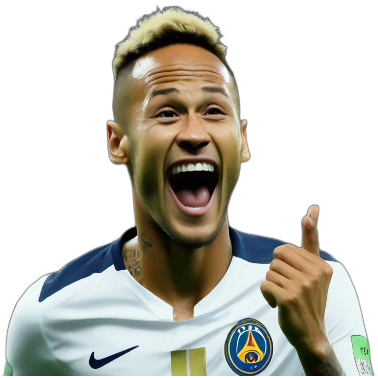 Neymar celebrating emoji