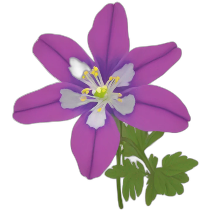 Lujipeka columbine emoji