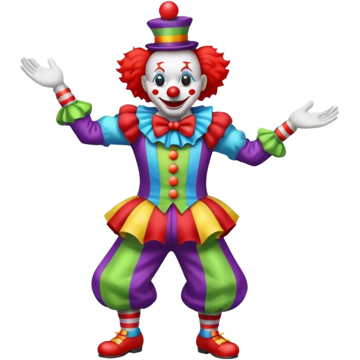 dancing clown emoji