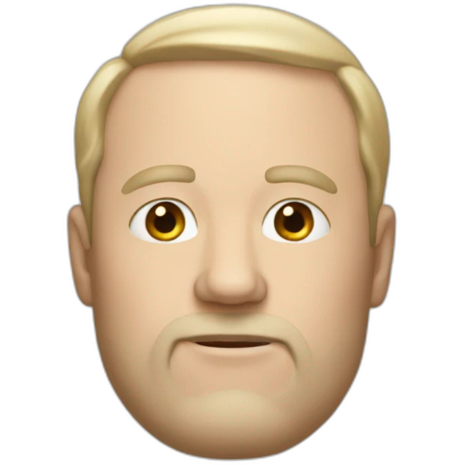 big white man emoji