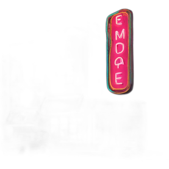 Neon sign emoji