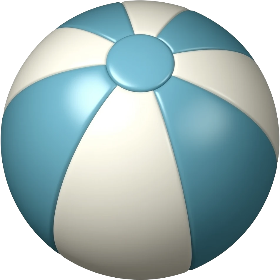 beach ball less light emoji