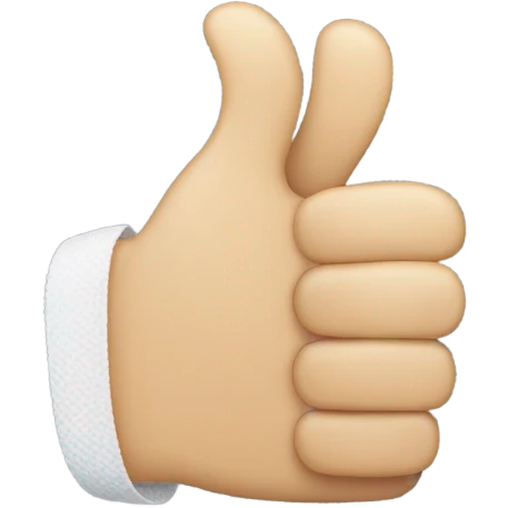 thumbs up emoji with a bandage on emoji