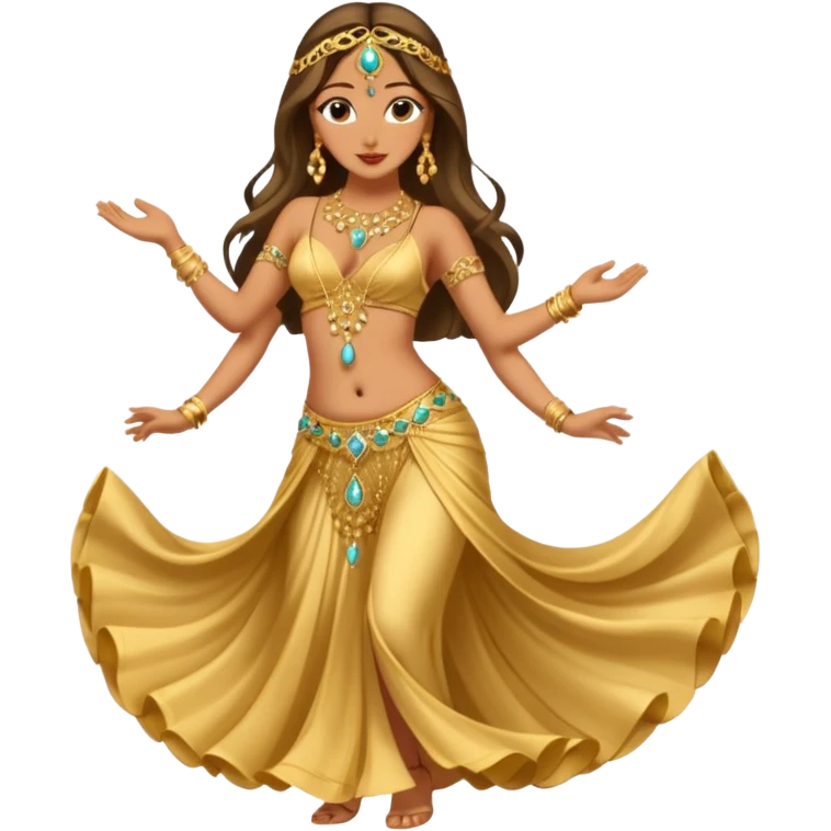 naked bellydancer emoji