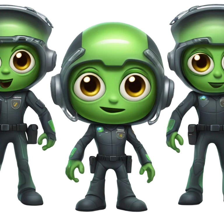 Martian Alien Police Special Force emoji