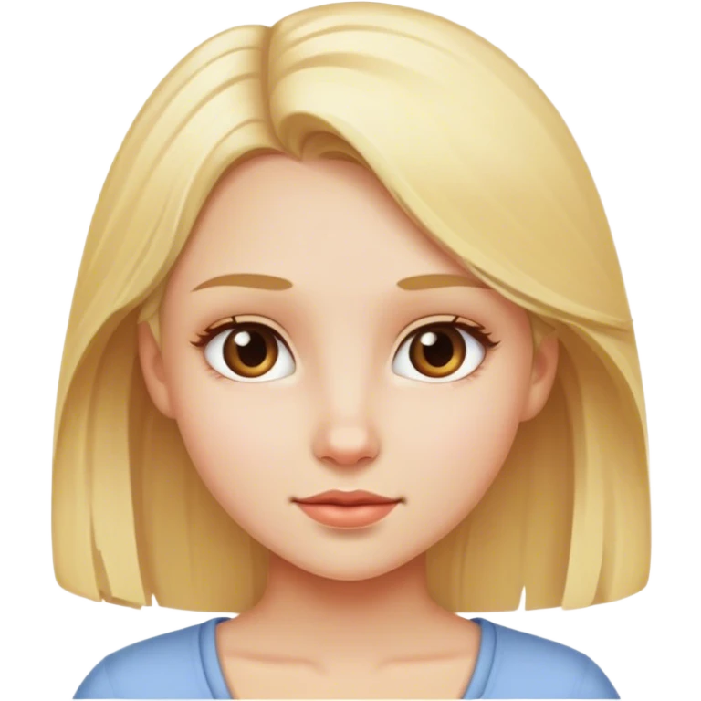 blonde girl emoji