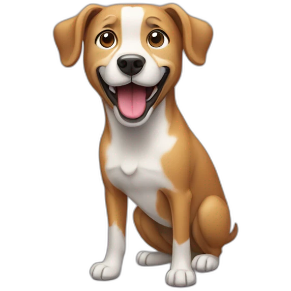 Dog qui chante emoji