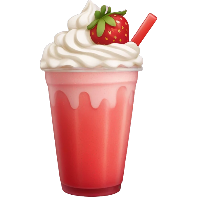 strawberry Frappé emoji