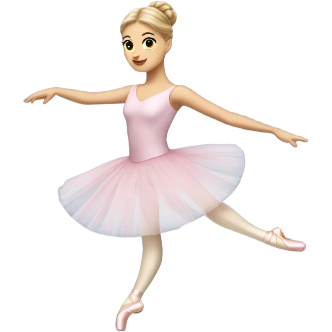 Balletttänzer läuft im Hamsterrad emoji