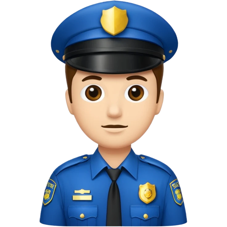 fancy police officer emoji