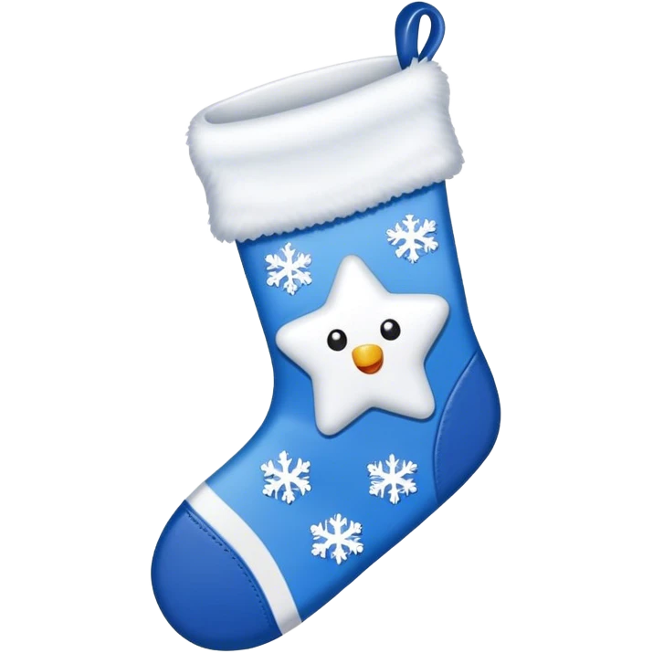 blue christmas  emoji