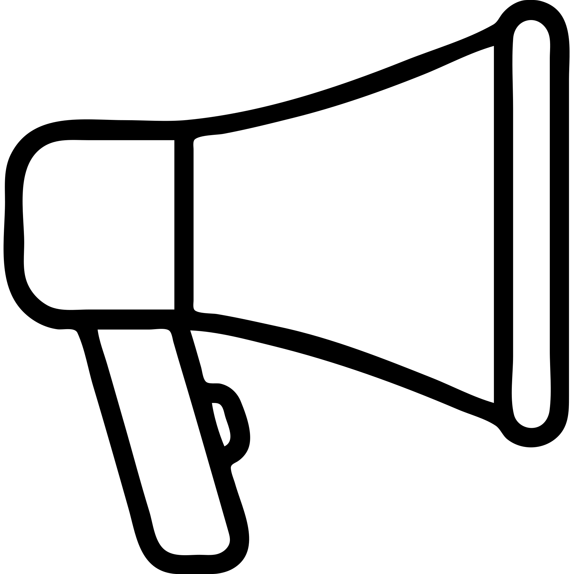 A megaphone or bullhorn with handle, clean outline style showing an announcement device emoji