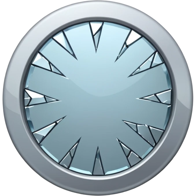 cracked mirror emoji