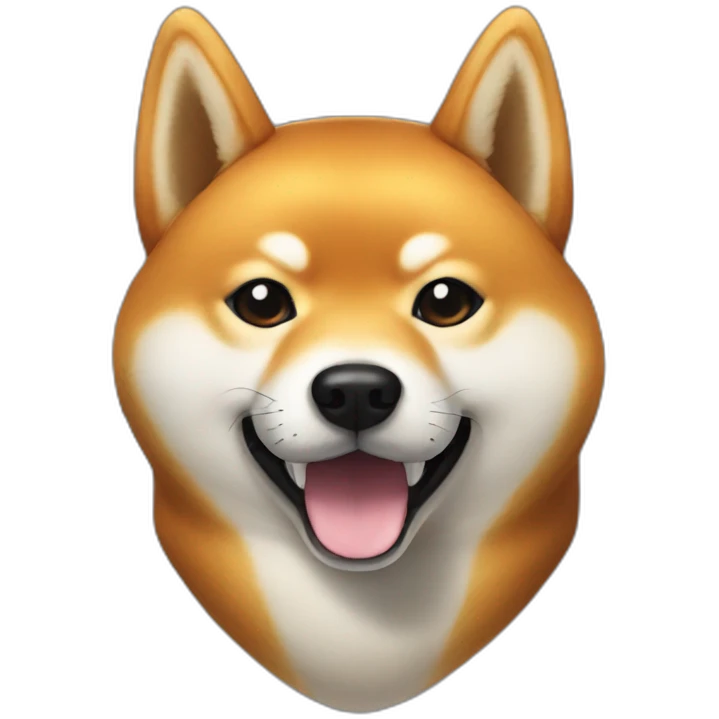 shiba inu noir et feu emoji