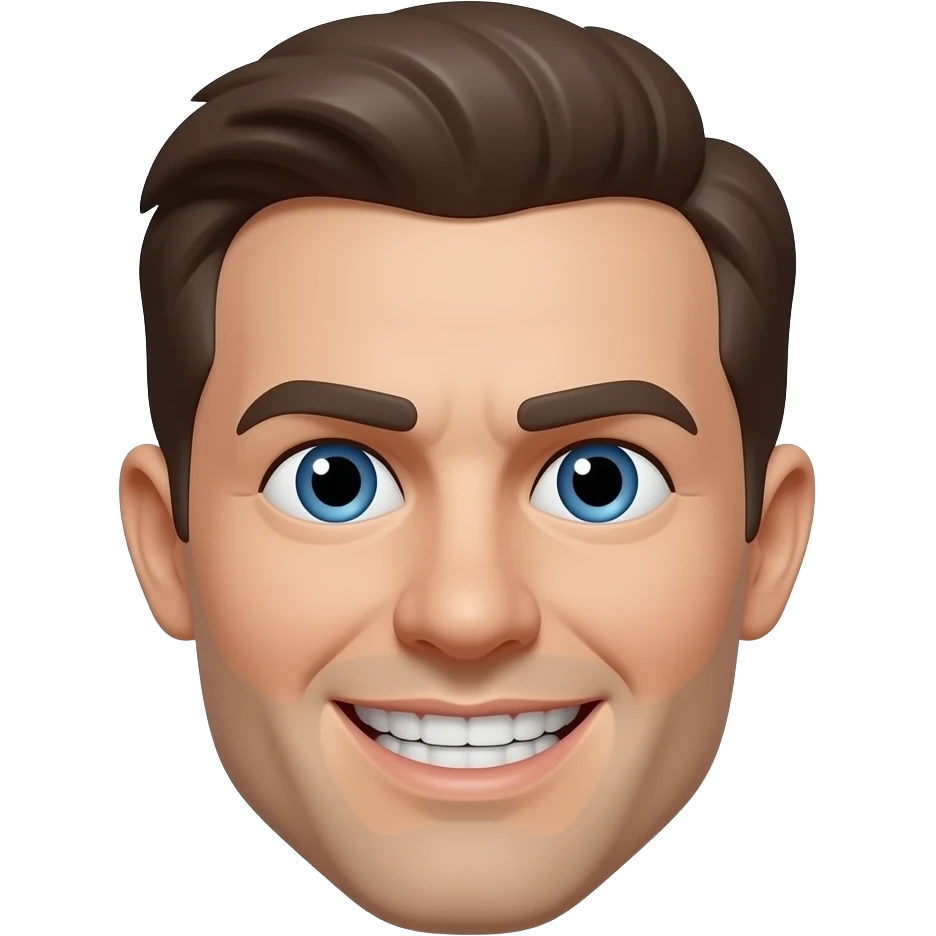 Sem o nariz redondo e dentes maiores emoji