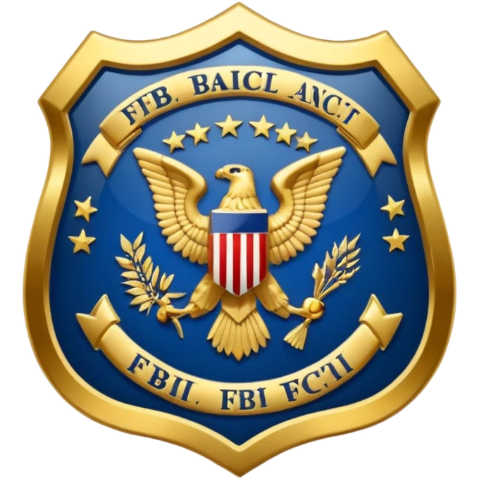The FBI badge. real one emoji