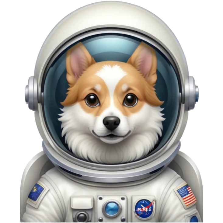 Austronaut dog emoji