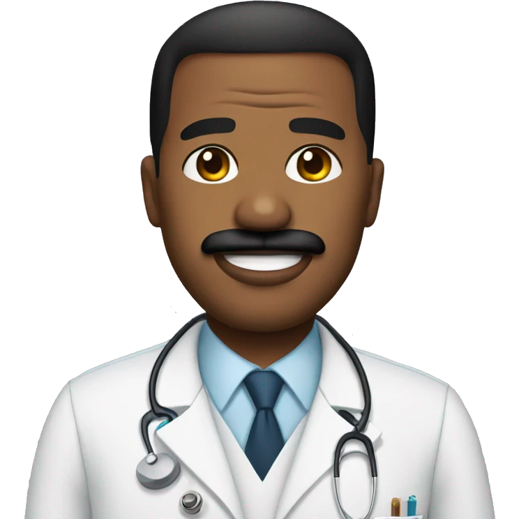 steve harvey in a doctor uniform emoji