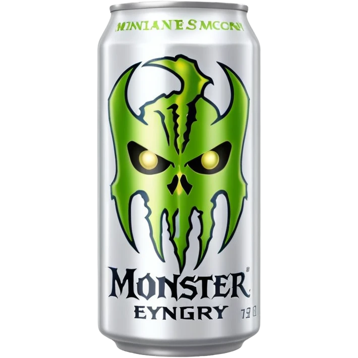 White monster energy emoji