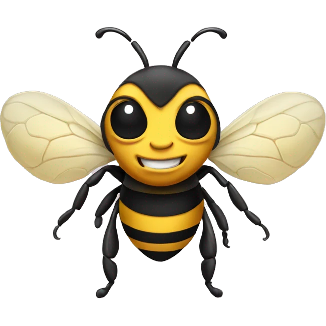Bee bee with muscles  emoji