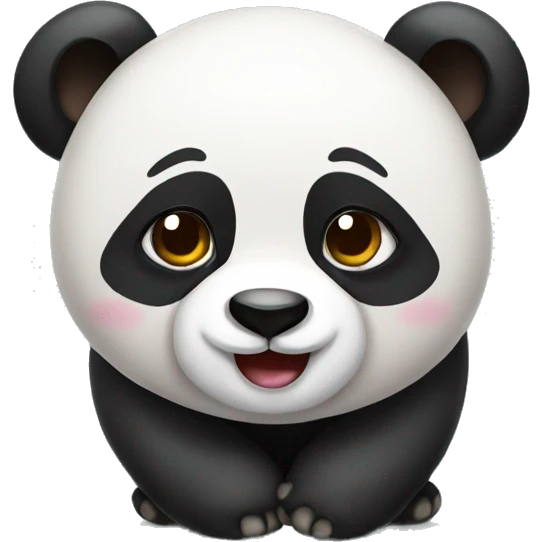 Cute panda emoji
