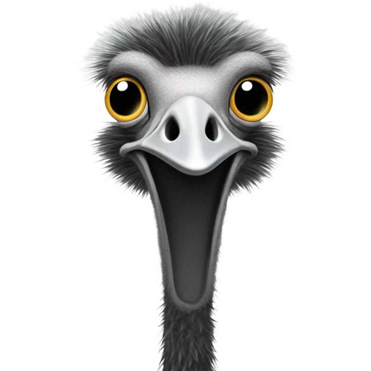 Ostrich emoji