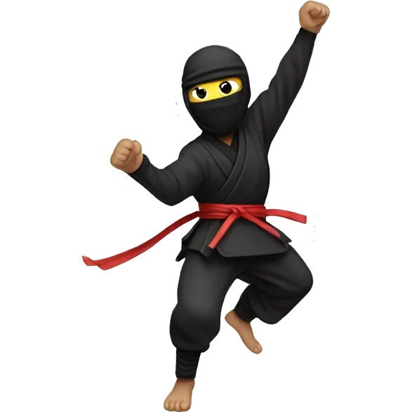 Celebrating Ninja emoji