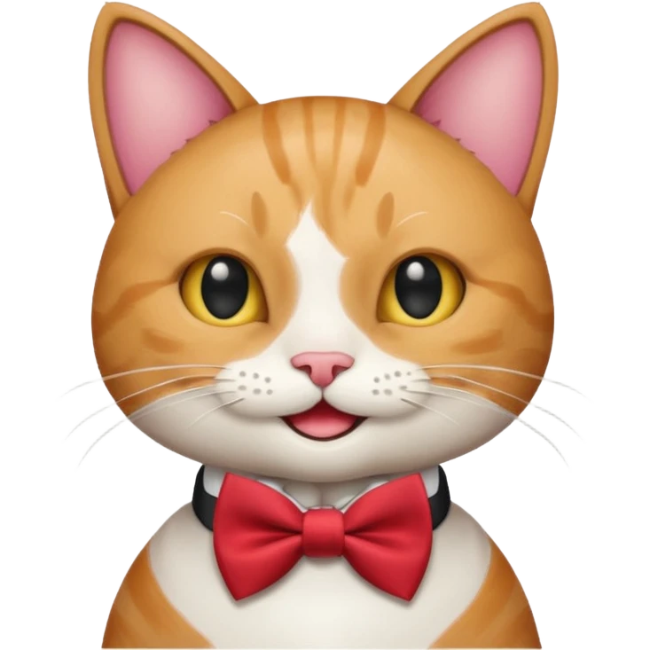 pisica care celebreaza si are cravata e fericita rau emoji