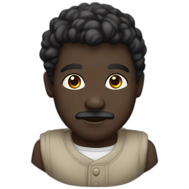 Noire ramasse coton emoji