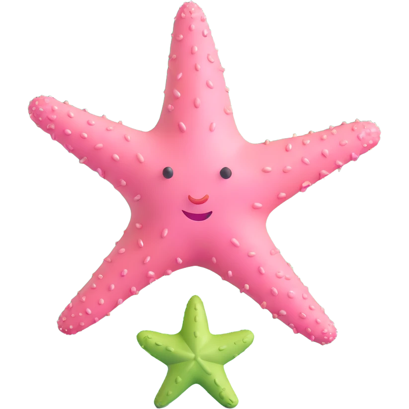 Patrick Star from SpongeBob SquarePants, 3D emoji style emoji