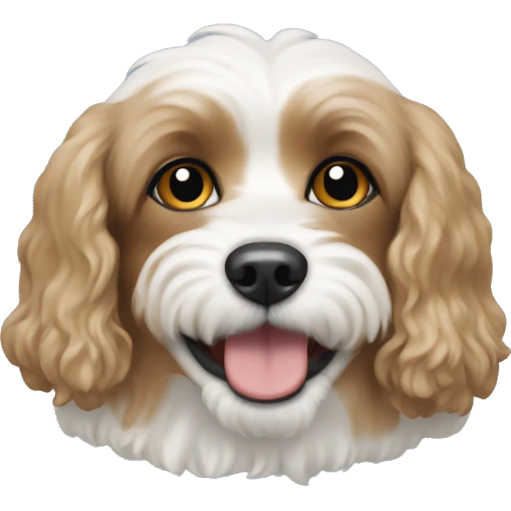 Cavachon dog  emoji