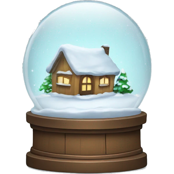 Snow globe  emoji