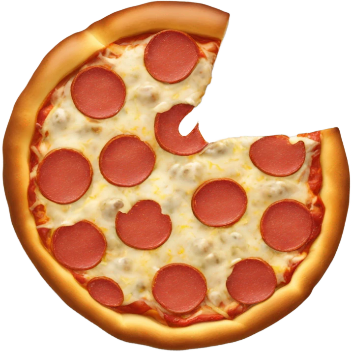 Twisty pretzel bread pizza emoji