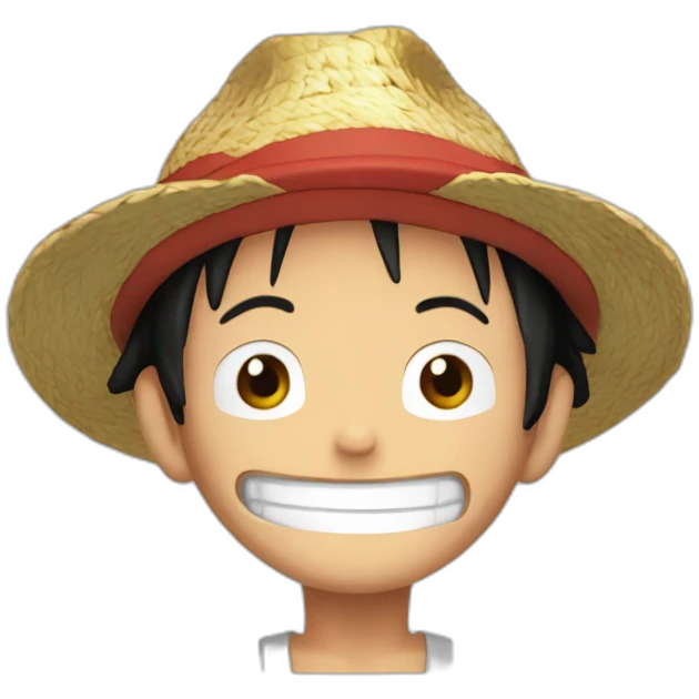 Luffy qui rigole emoji