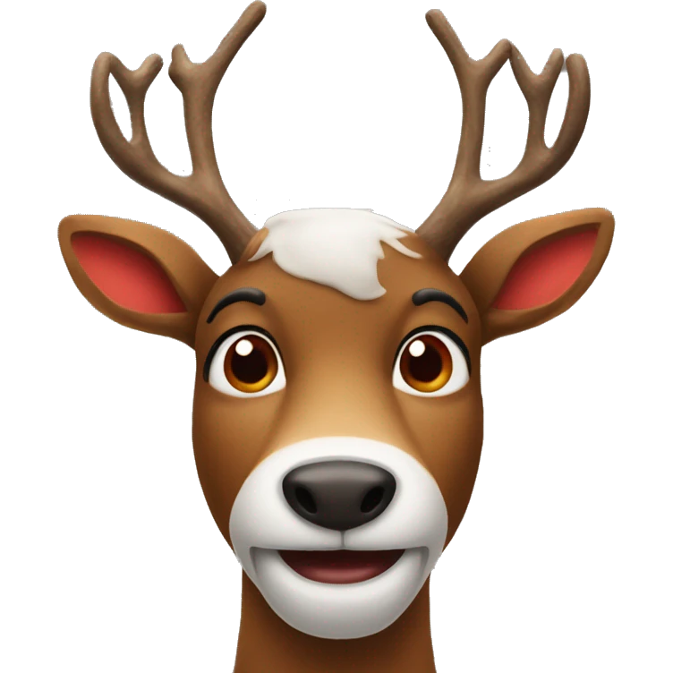 Red Nosed Reindeer emoji