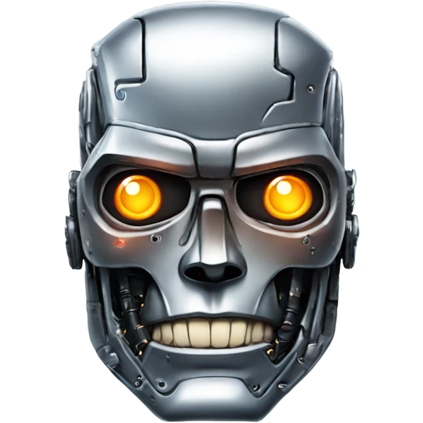 terminator Robot face emoji