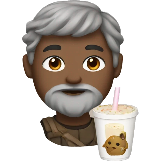 Dear with Boba emoji