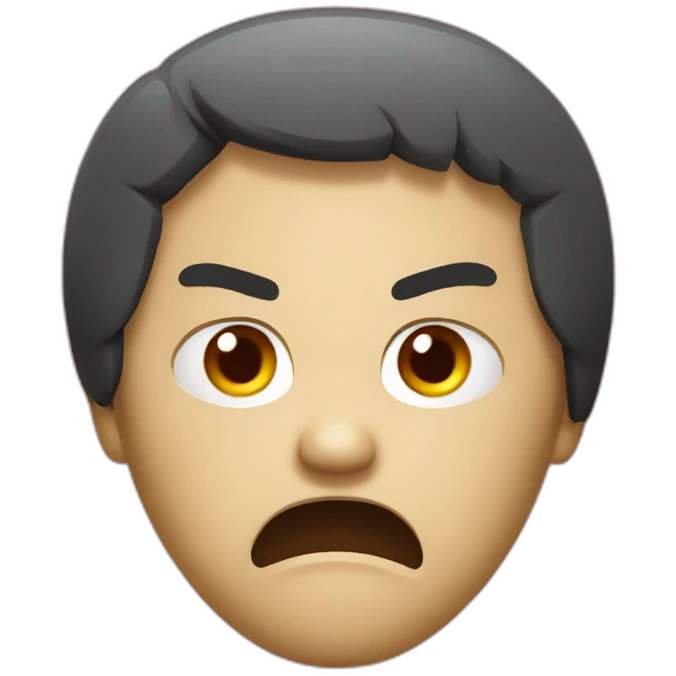 asian angry red face emoji