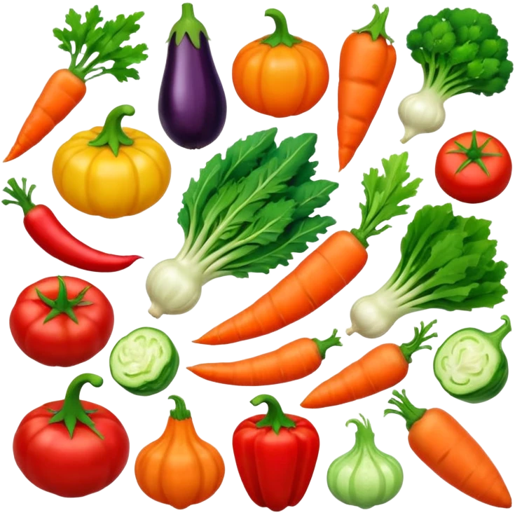fresh vegetables emoji