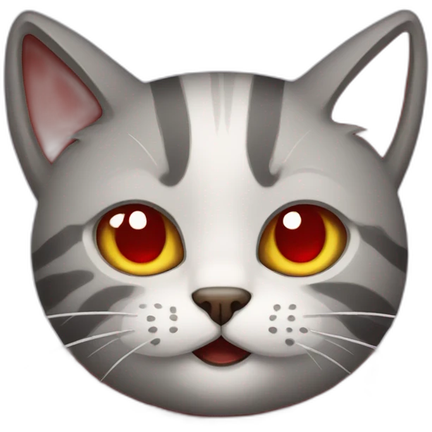 Bloody cat emoji