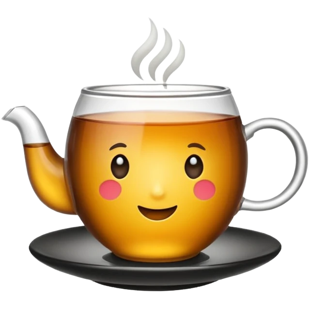 Tea black emoji