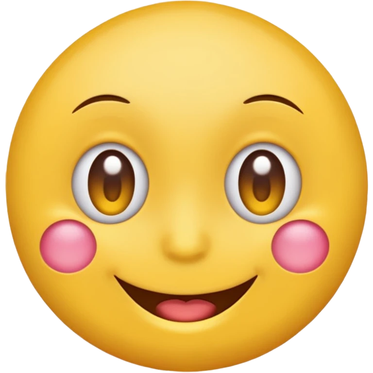 Emoji, yellow round, one eye blinking face emoji