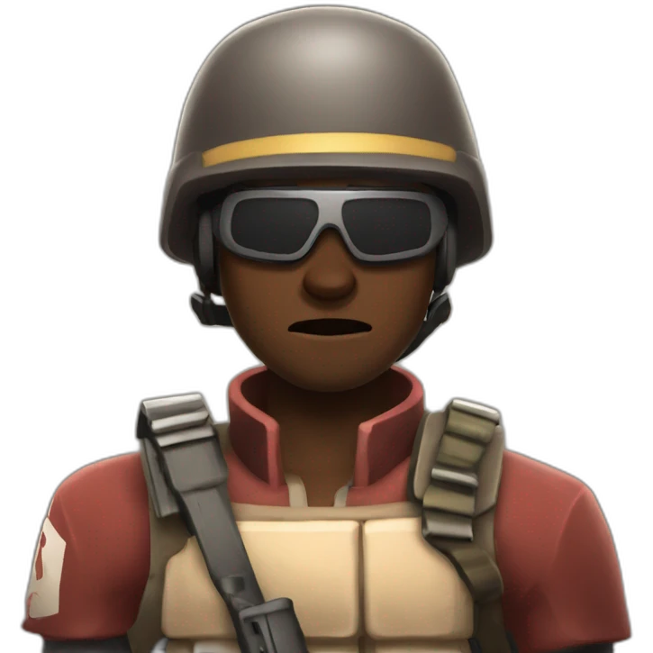 Team Fortress 2 soldier  emoji